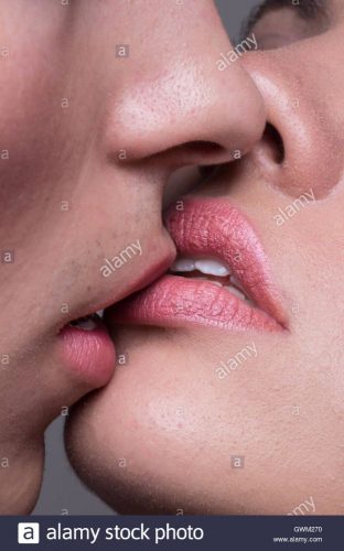 close-up-two-lips-kissing-sensual-intimate-man-woman-girl-boy-GWM270